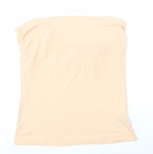 H&M Womens Orange   Basic Blouse Size L