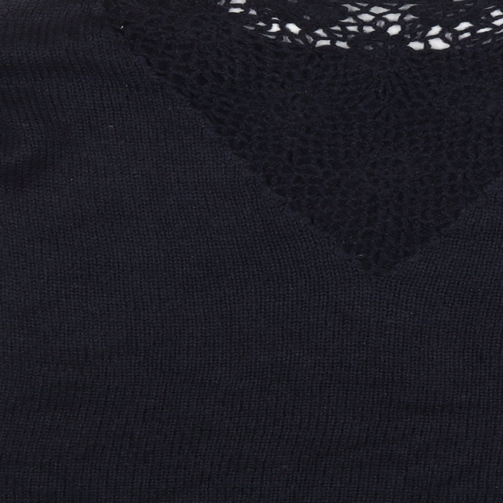 FOREVER 21 Womens Blue   Pullover Jumper Size M