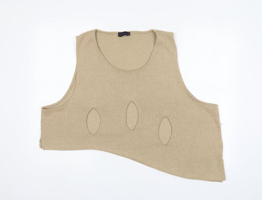 Classics Womens Beige   Jersey Tank Size S