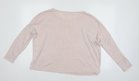 Only Our Story Womens Pink   Pullover Jumper Size M
