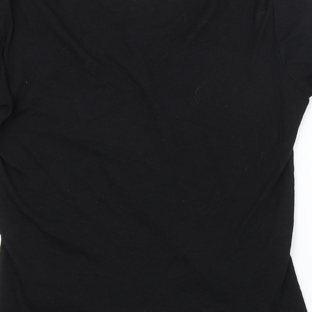 H&M Womens Black   Basic Blouse Size L
