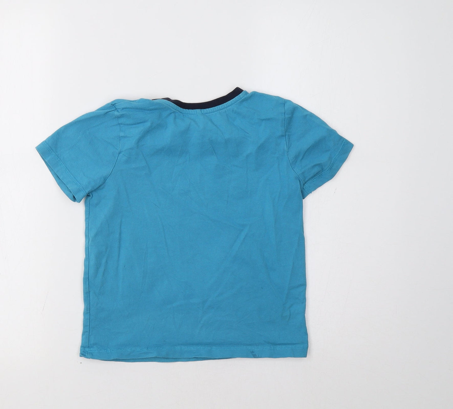 George Boys Blue   Basic T-Shirt Size 7-8 Years  - Break The Rules