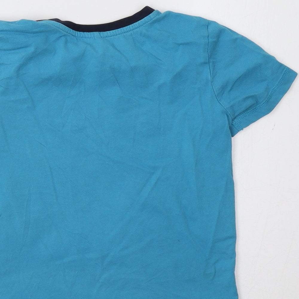 George Boys Blue   Basic T-Shirt Size 7-8 Years  - Break The Rules