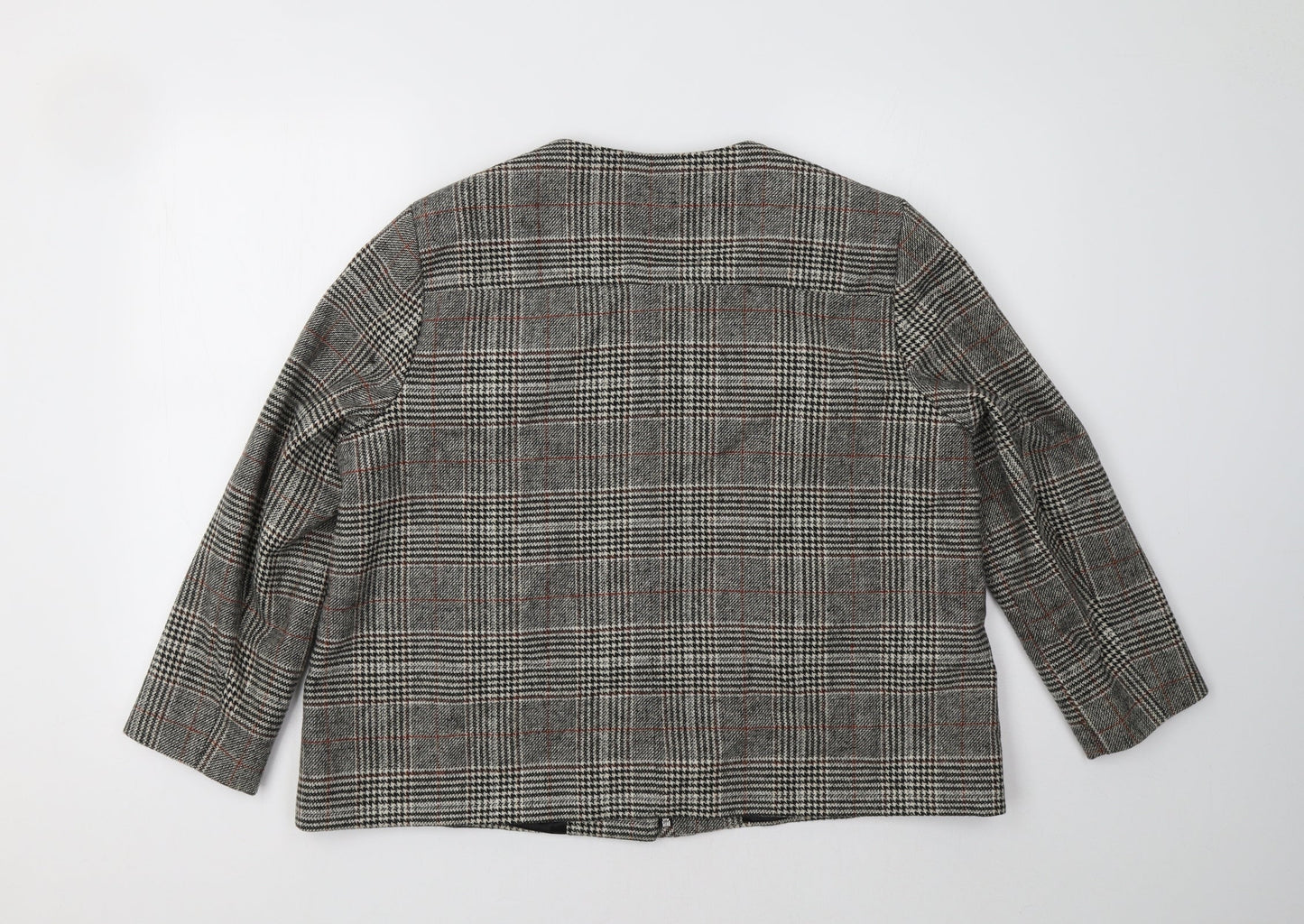 NEXT Womens Grey Check  Jacket Blazer Size L
