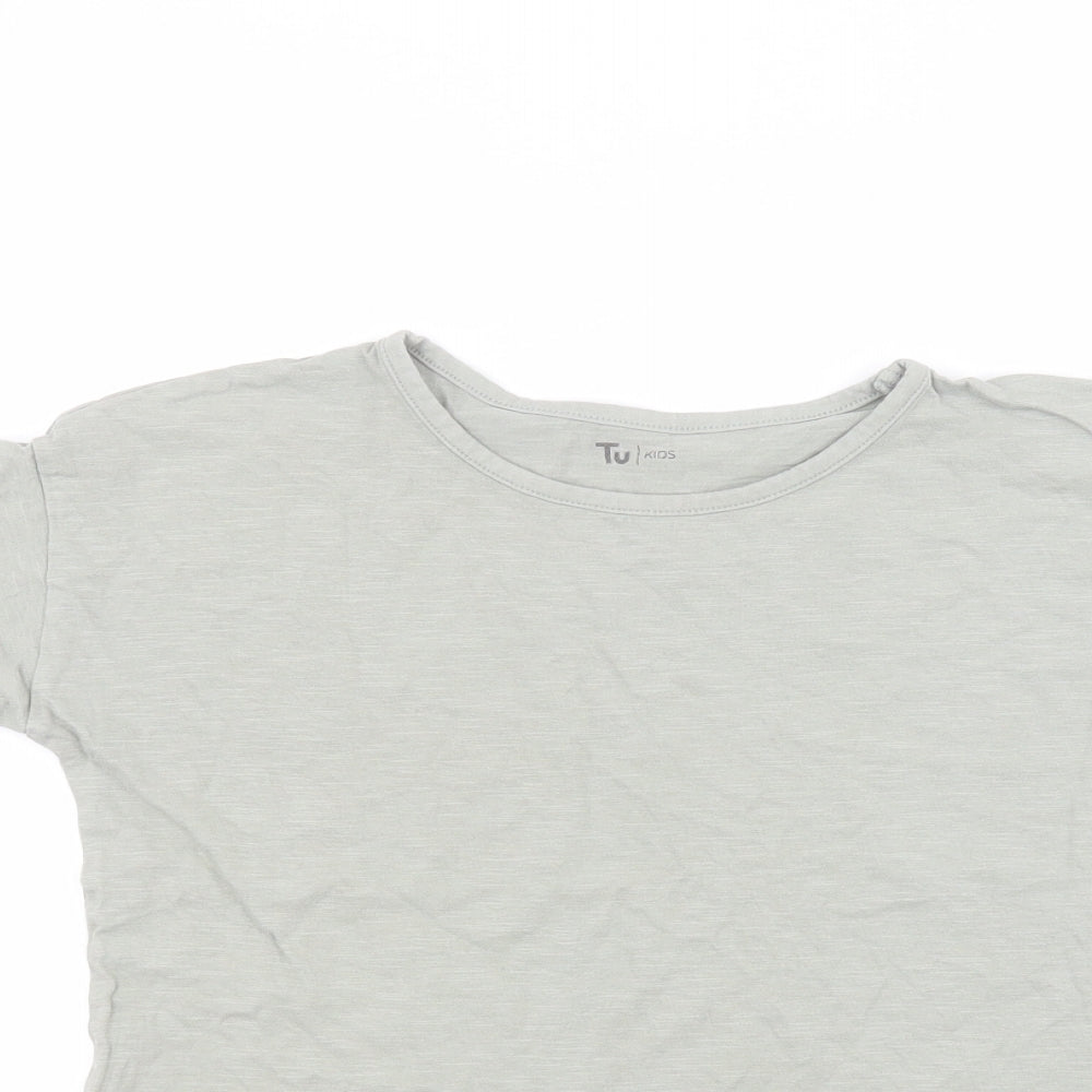 Matalan Boys Green   Basic T-Shirt Size 11 Years