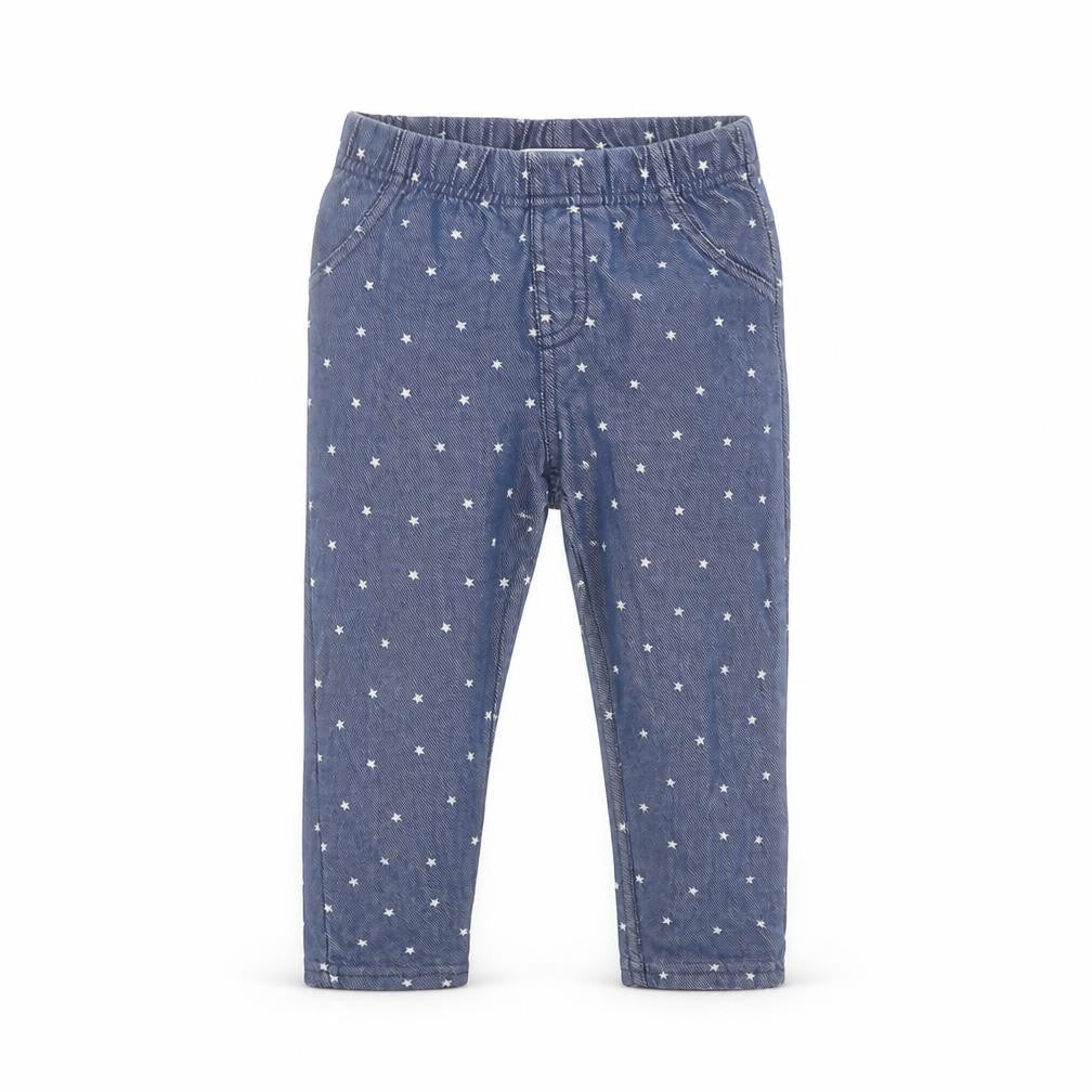 Mini Club Baby Blue Polka Dot  Sweatpants Trousers Size 12-18 Months