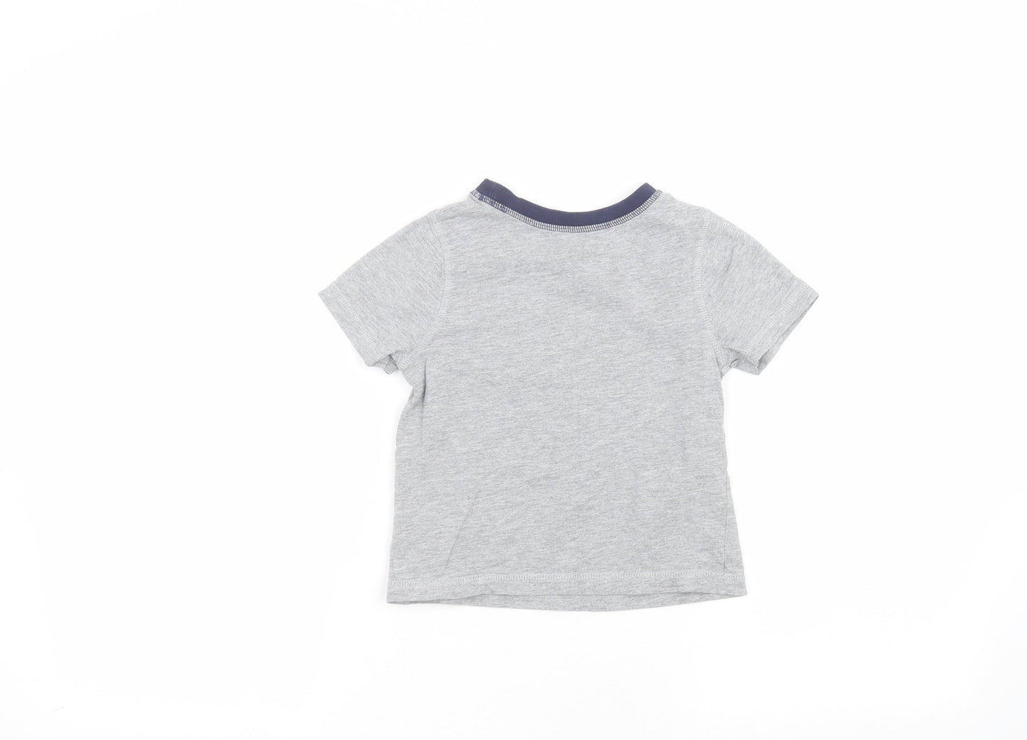 George Boys Grey   Basic T-Shirt Size 3-4 Years