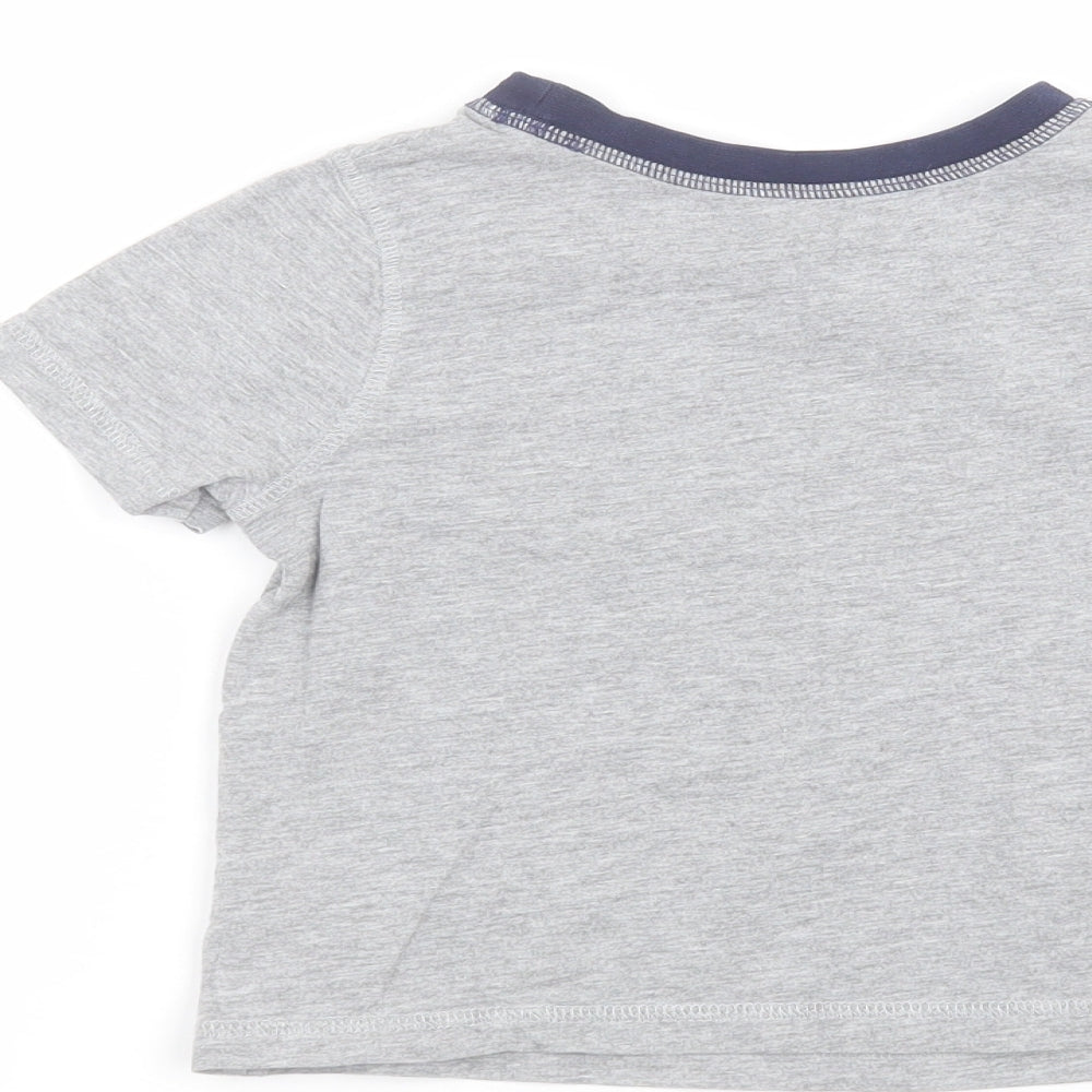 George Boys Grey   Basic T-Shirt Size 3-4 Years