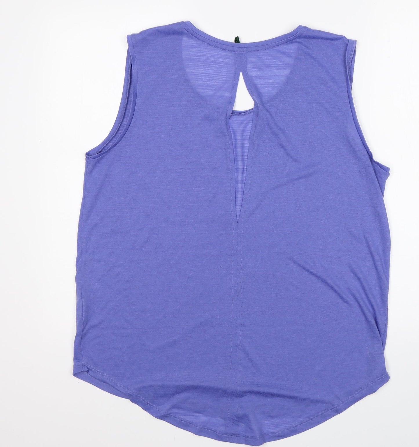 Stile Benetton Womens Purple   Basic Tank Size L