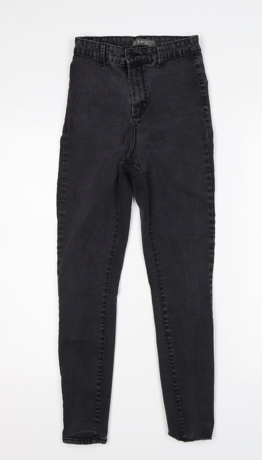 Denim Co Womens Grey   Skinny Jeans Size 12 L26 in