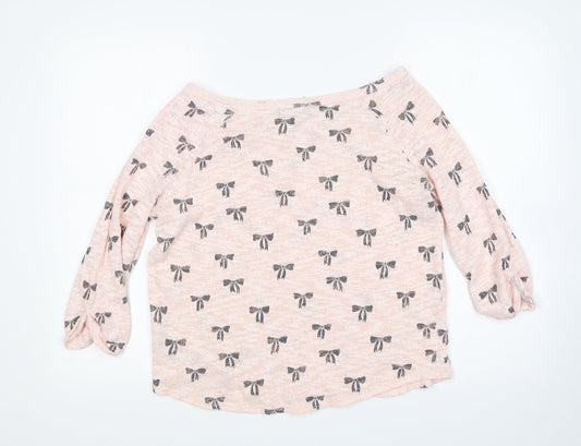 New Look Womens Pink   Pullover Jumper Size 14