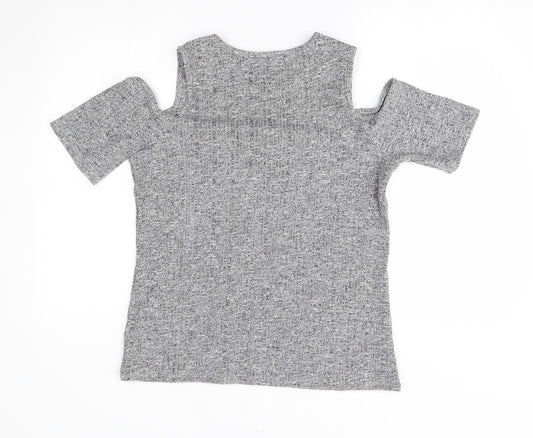 M&S Womens Grey   Pullover Jumper Size 16