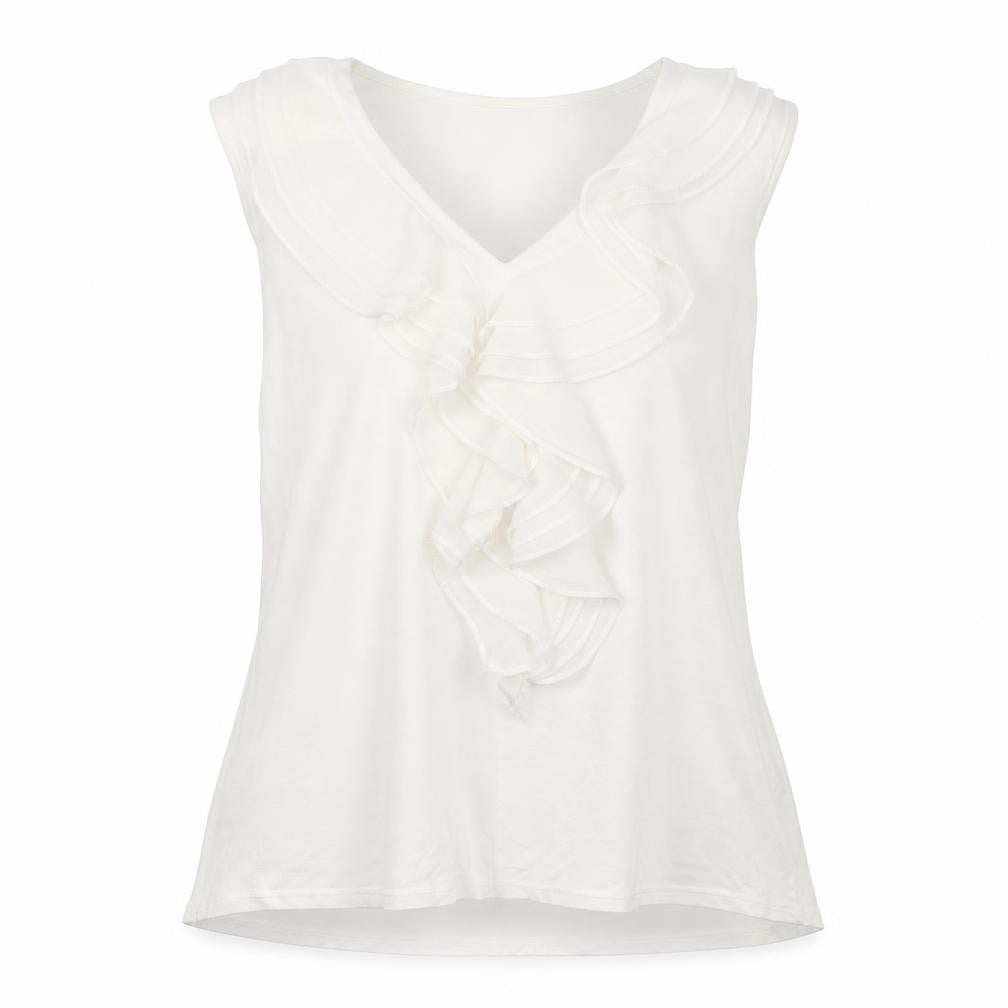 H&M Womens White   Basic Blouse Size L