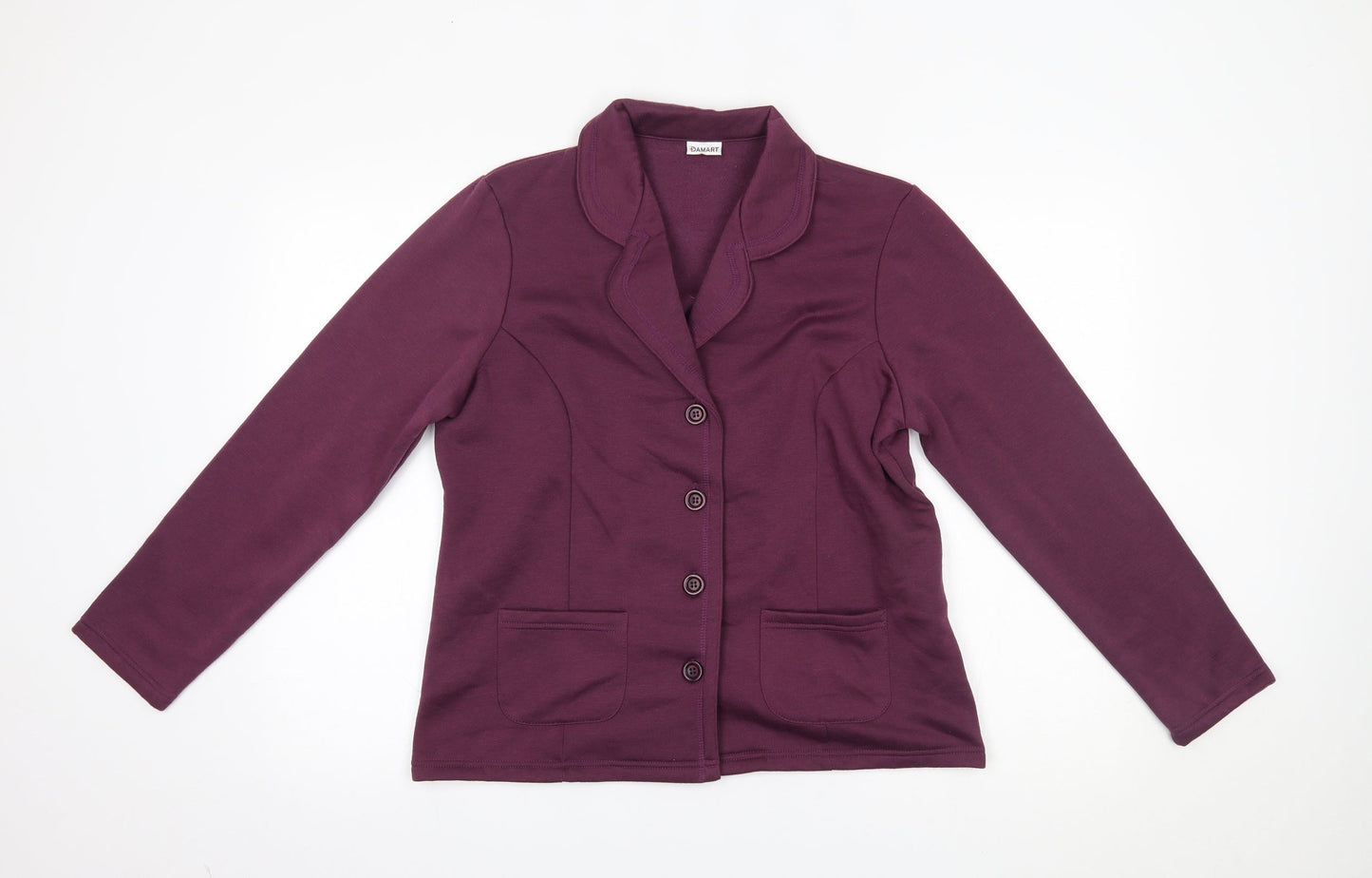 Damart Womens Red   Jacket Blazer Size 12