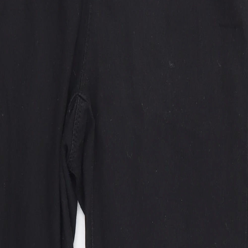 Denim & Co. Womens Black   Straight Jeans Size 10 L26 in