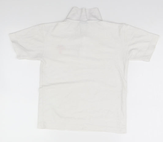 Innovation Boys White   Basic Polo Size 8-9 Years