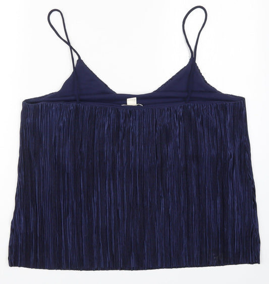H&M Womens Blue   Basic Tank Size L