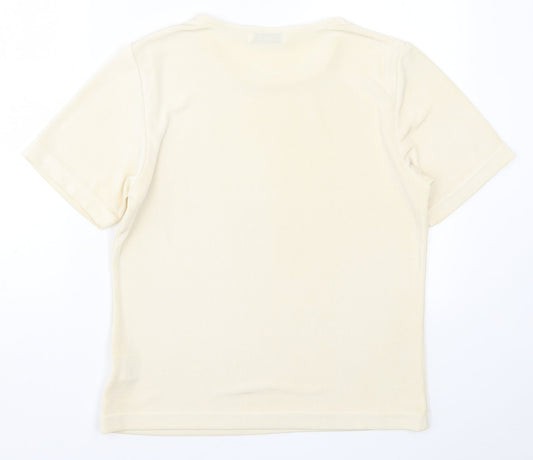 Damart Womens Beige   Basic T-Shirt Size 16