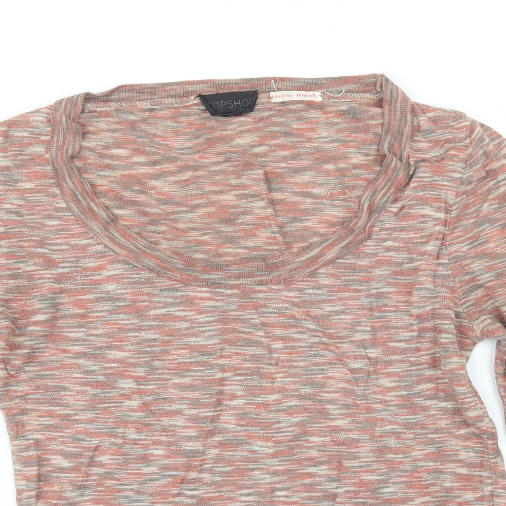 Topshop Womens Red   Pullover Jumper Size 10