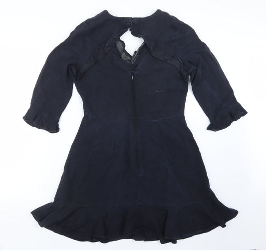 Dorothy Perkins Womens Blue   T-Shirt Dress  Size 12
