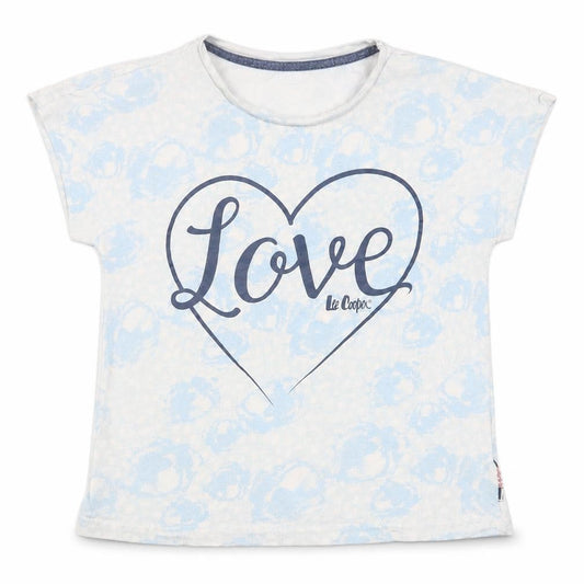 Lee Cooper Girls Blue   Basic T-Shirt Size 9-10 Years