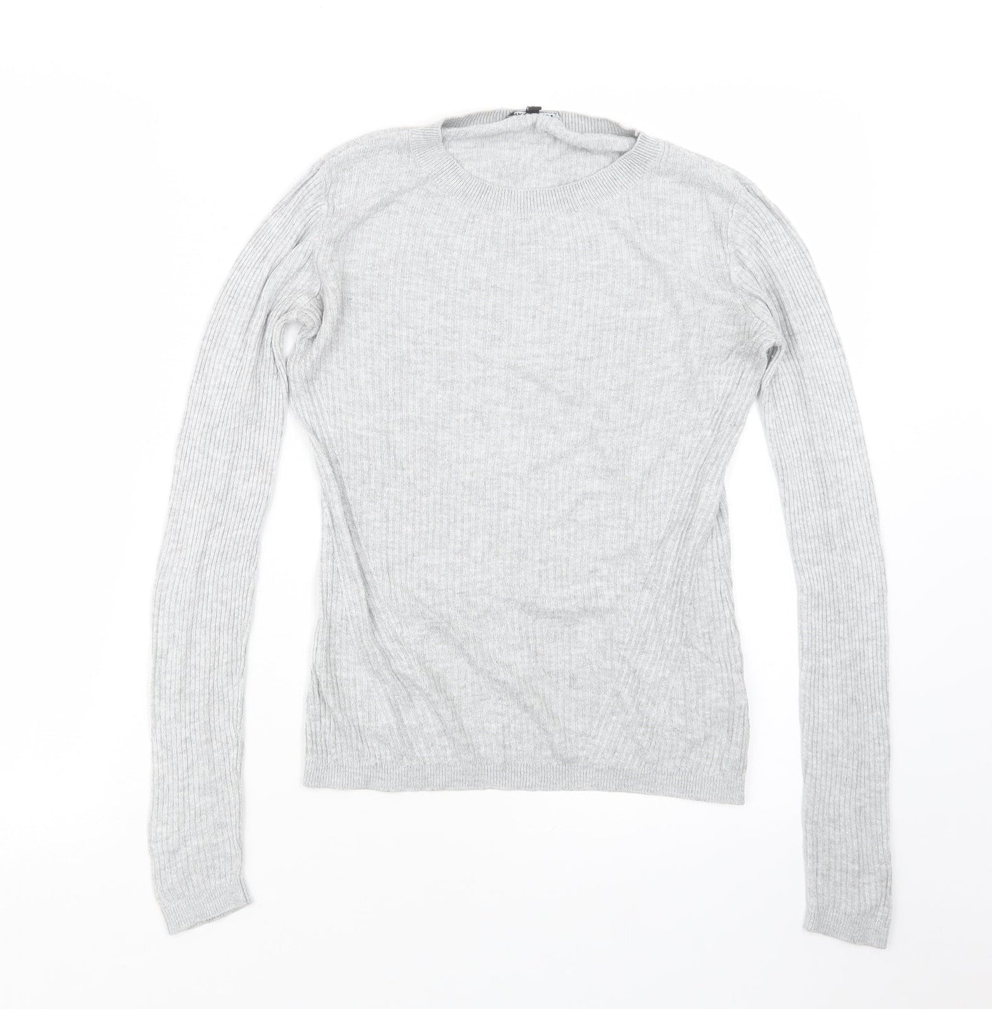 Warehouse Womens Grey   Pullover Jumper Size 10