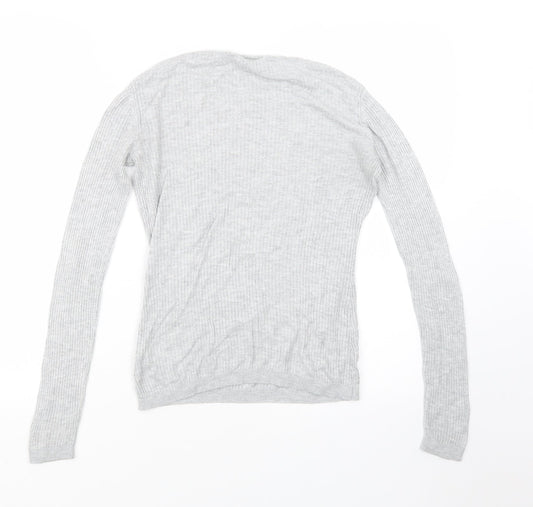 Warehouse Womens Grey   Pullover Jumper Size 10