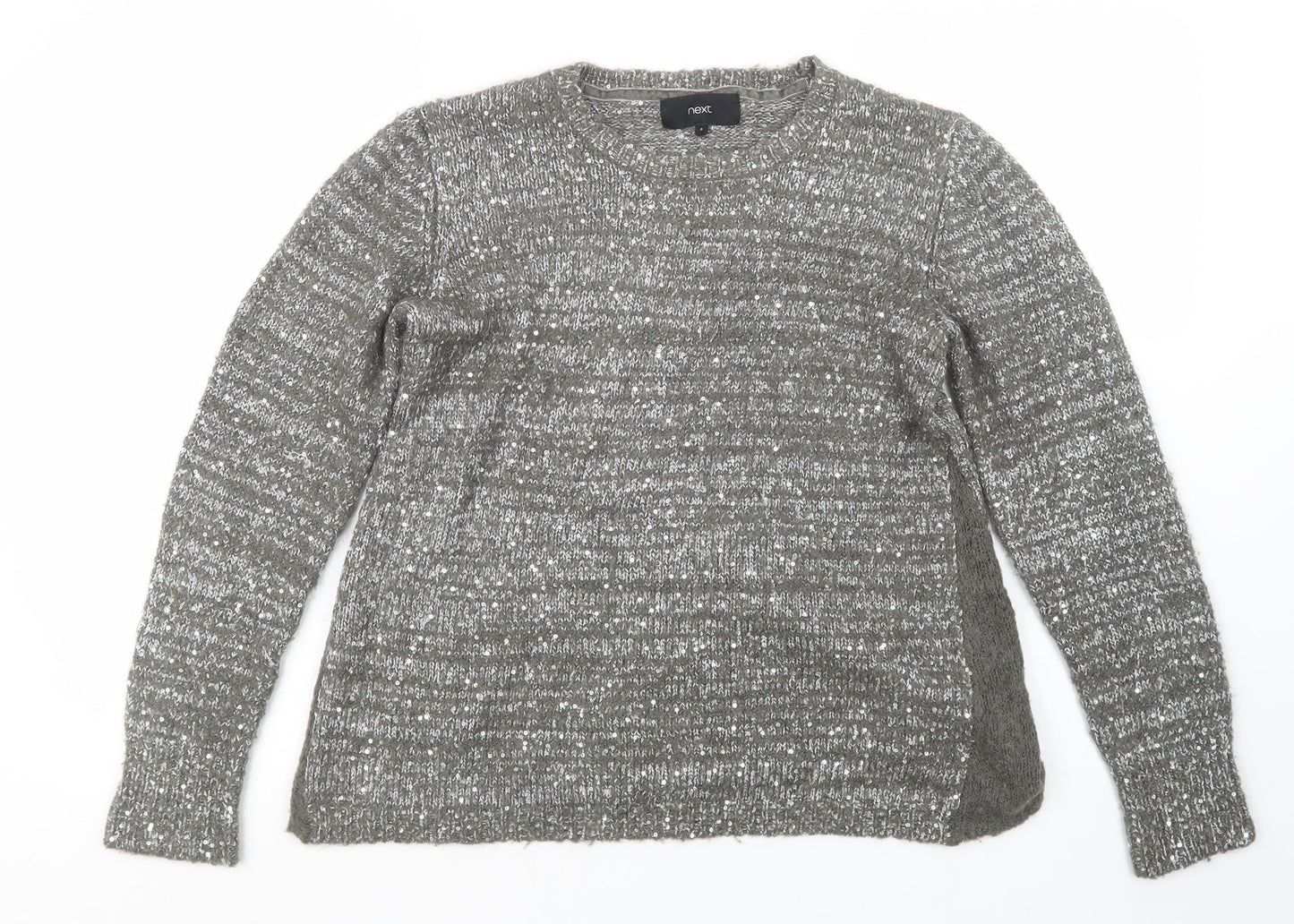 NEXT Womens Grey  Knit Pullover Jumper Size 8