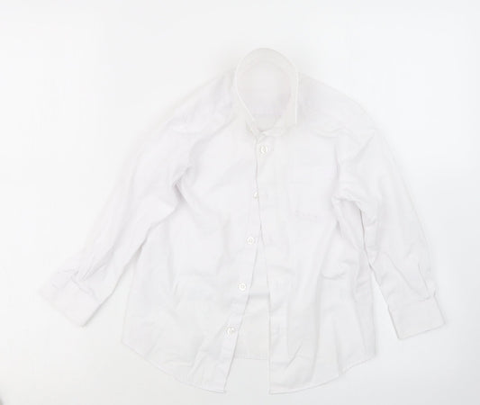 George Boys White   Basic Button-Up Size 4-5 Years