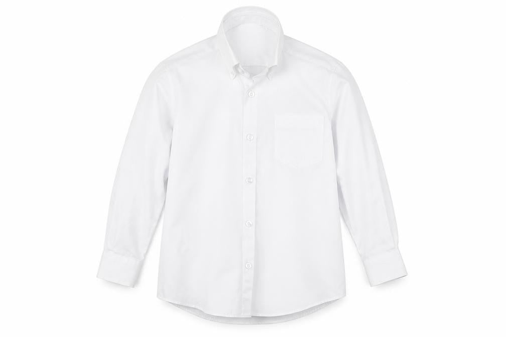 George Boys White   Basic Button-Up Size 4-5 Years