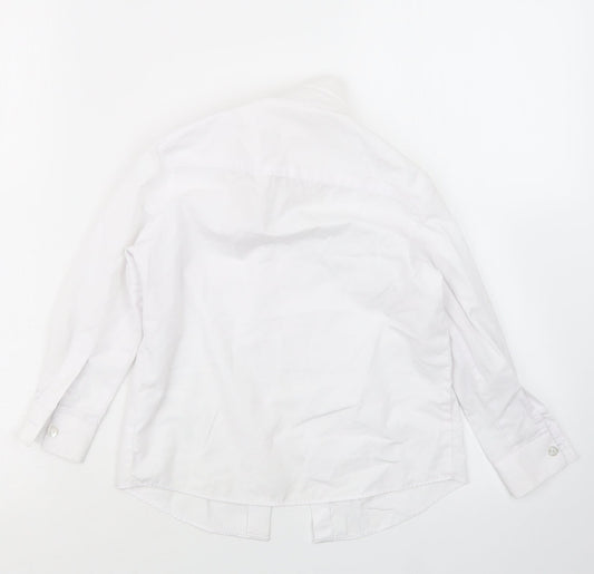 George Boys White   Basic Button-Up Size 4-5 Years