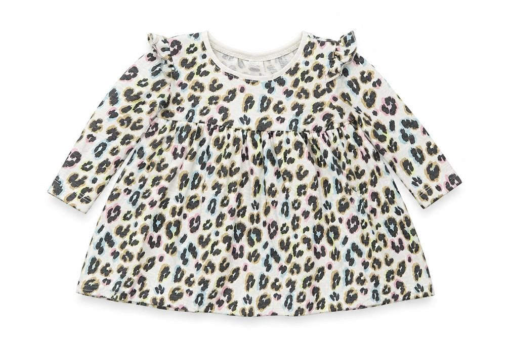 NEXT Girls White Animal Print  Basic T-Shirt Size 3-6 Months