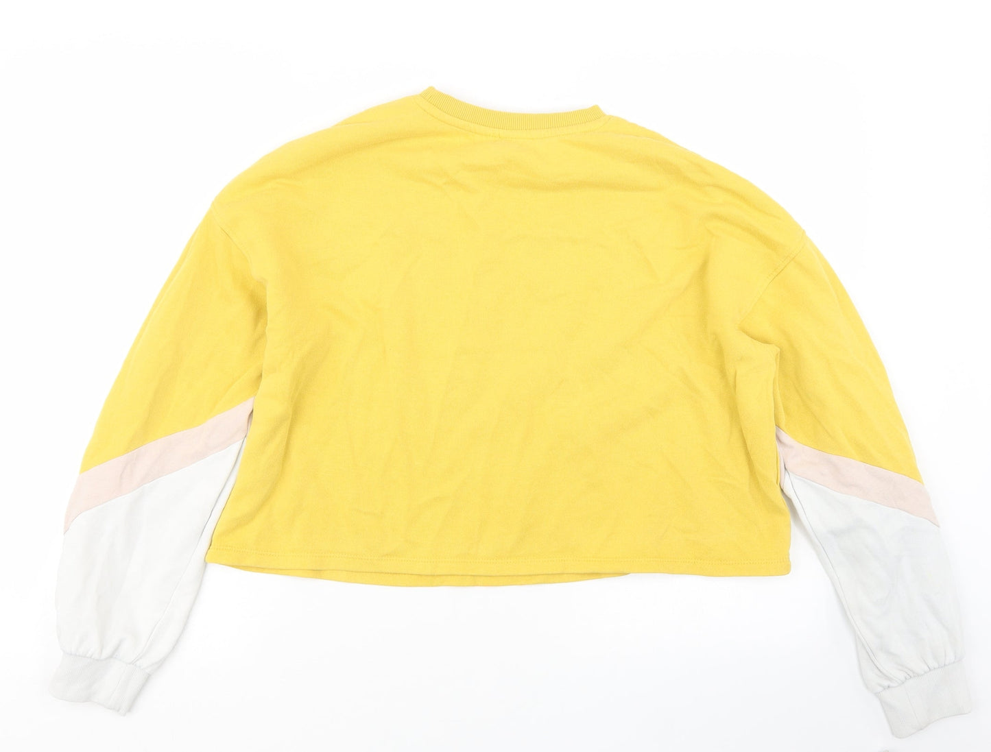Divided by H&M Womens Yellow   Pullover Jumper Size S