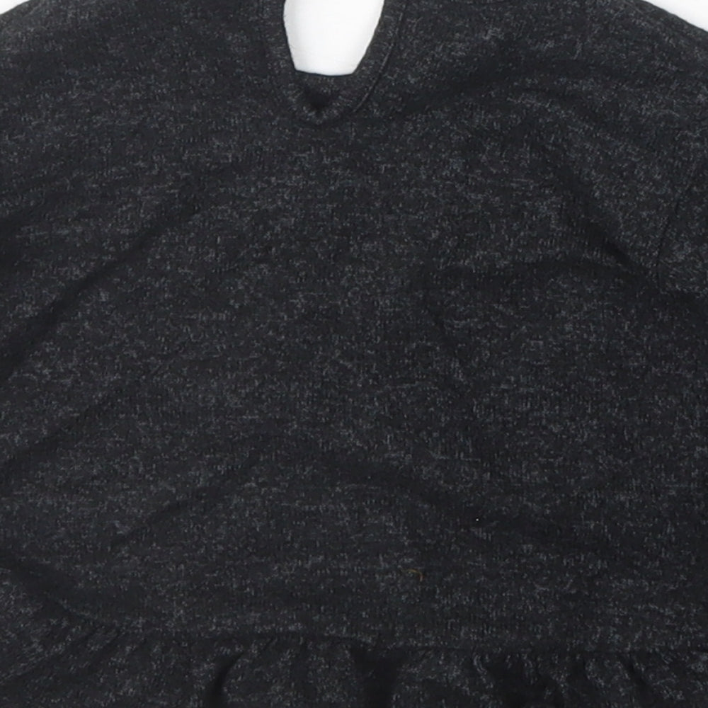 George Girls Black   Basic T-Shirt Size 3-6 Months