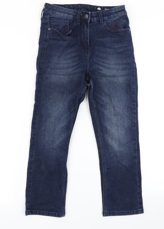 The Collection Womens Blue  Denim Cropped Jeans Size 6 L20 in