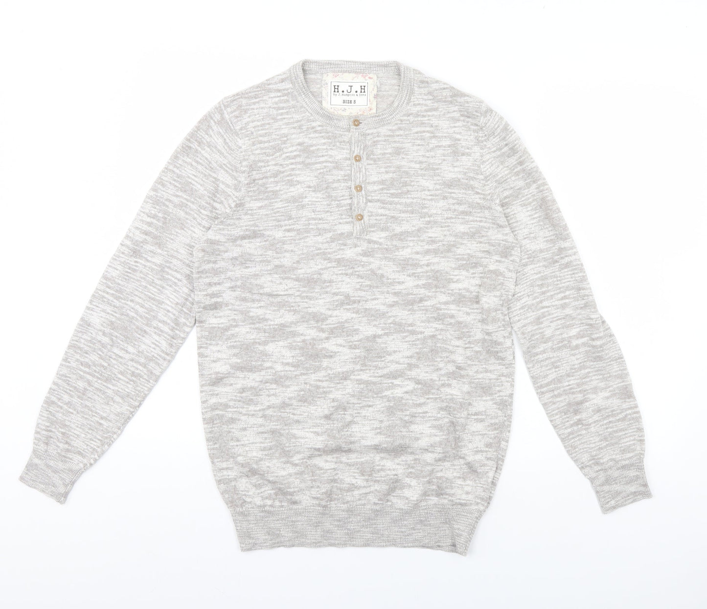 HJH Womens Green Herringbone  Pullover Jumper Size S