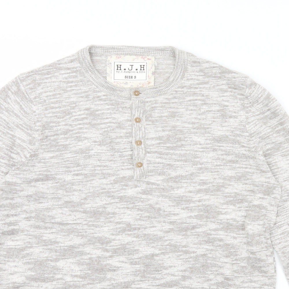 HJH Womens Green Herringbone  Pullover Jumper Size S