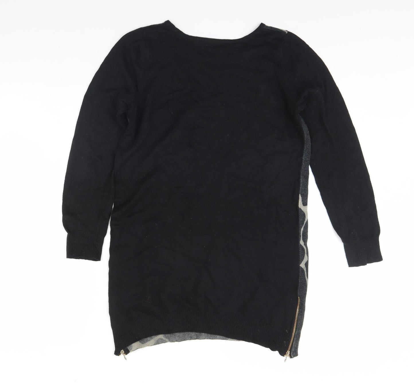 M&S Womens Black   Pullover Jumper Size 12