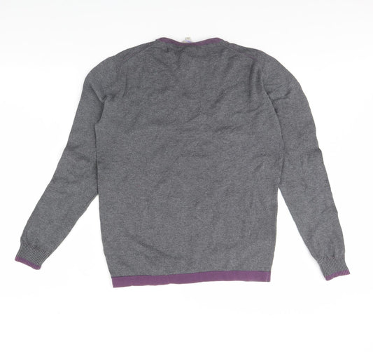 Climb high  Mens Grey   Pullover Jumper Size M