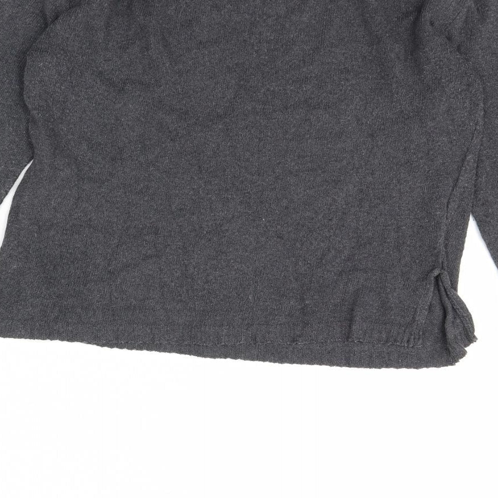 magan Womens Grey   Pullover Jumper Size M