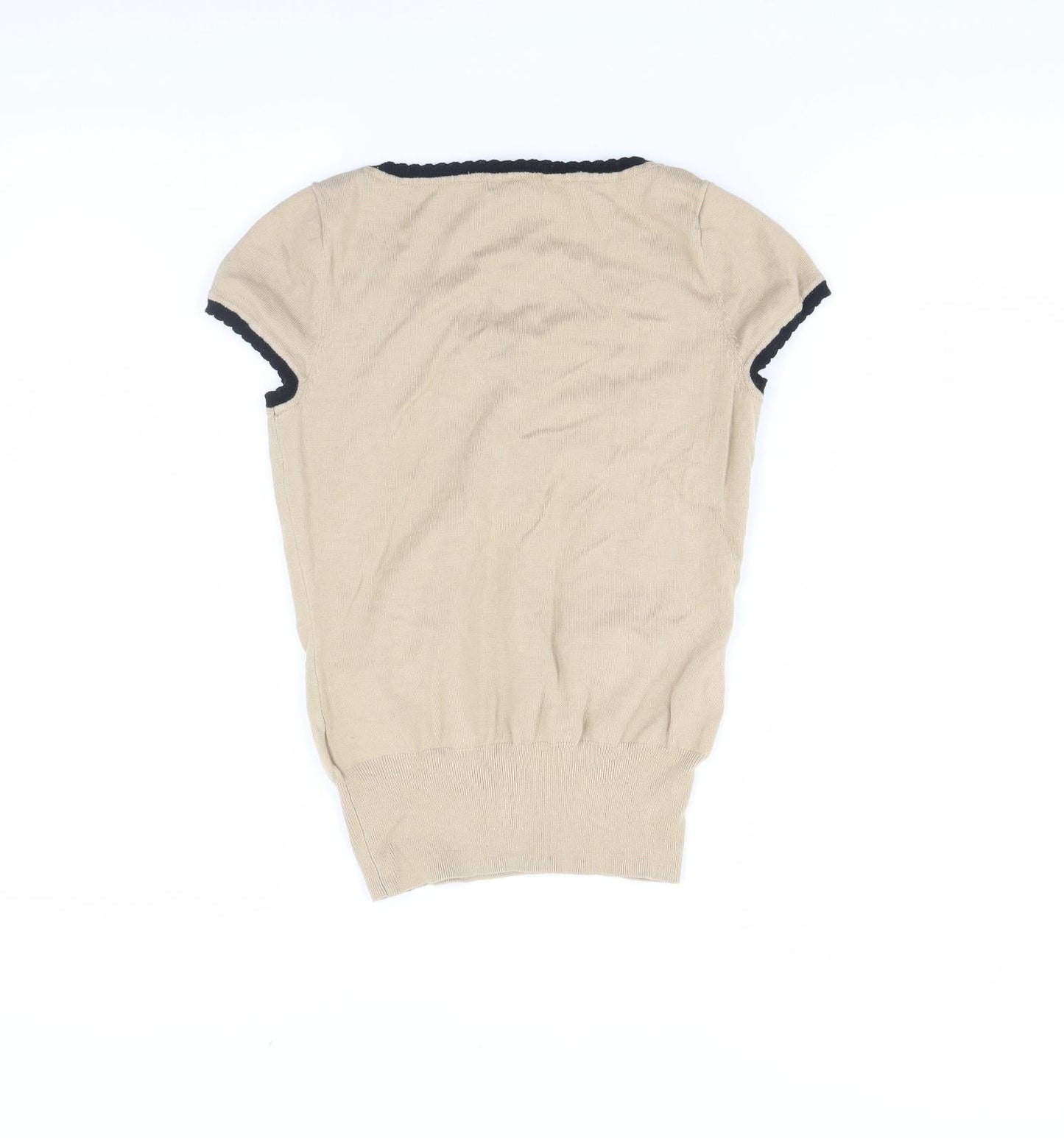 H&M Womens Beige   Basic Blouse Size XS