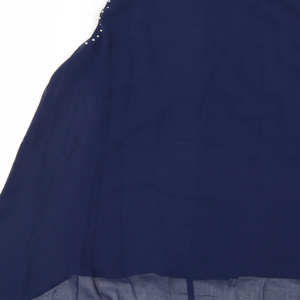 Wallis Womens Blue   Basic Blouse Size M