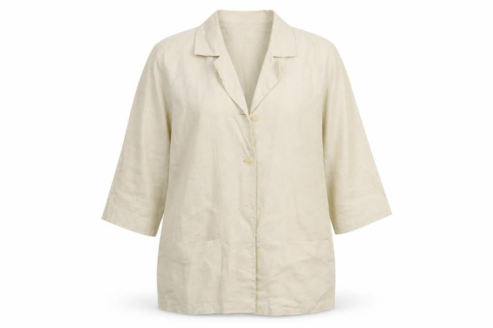 Tru City Womens Beige   Jacket Blazer Size 12
