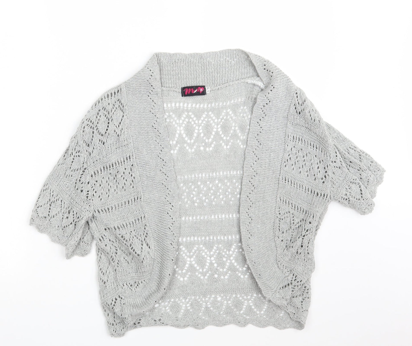 Muizz Womens Grey   Shrug Jumper Size M