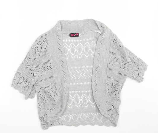 Muizz Womens Grey   Shrug Jumper Size M