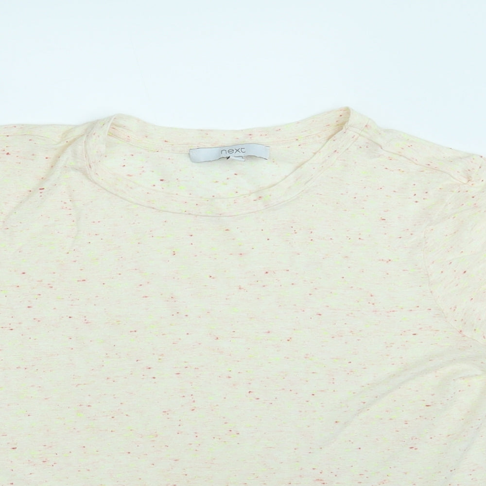 NEXT Womens Pink Polka Dot  Basic T-Shirt Size 12