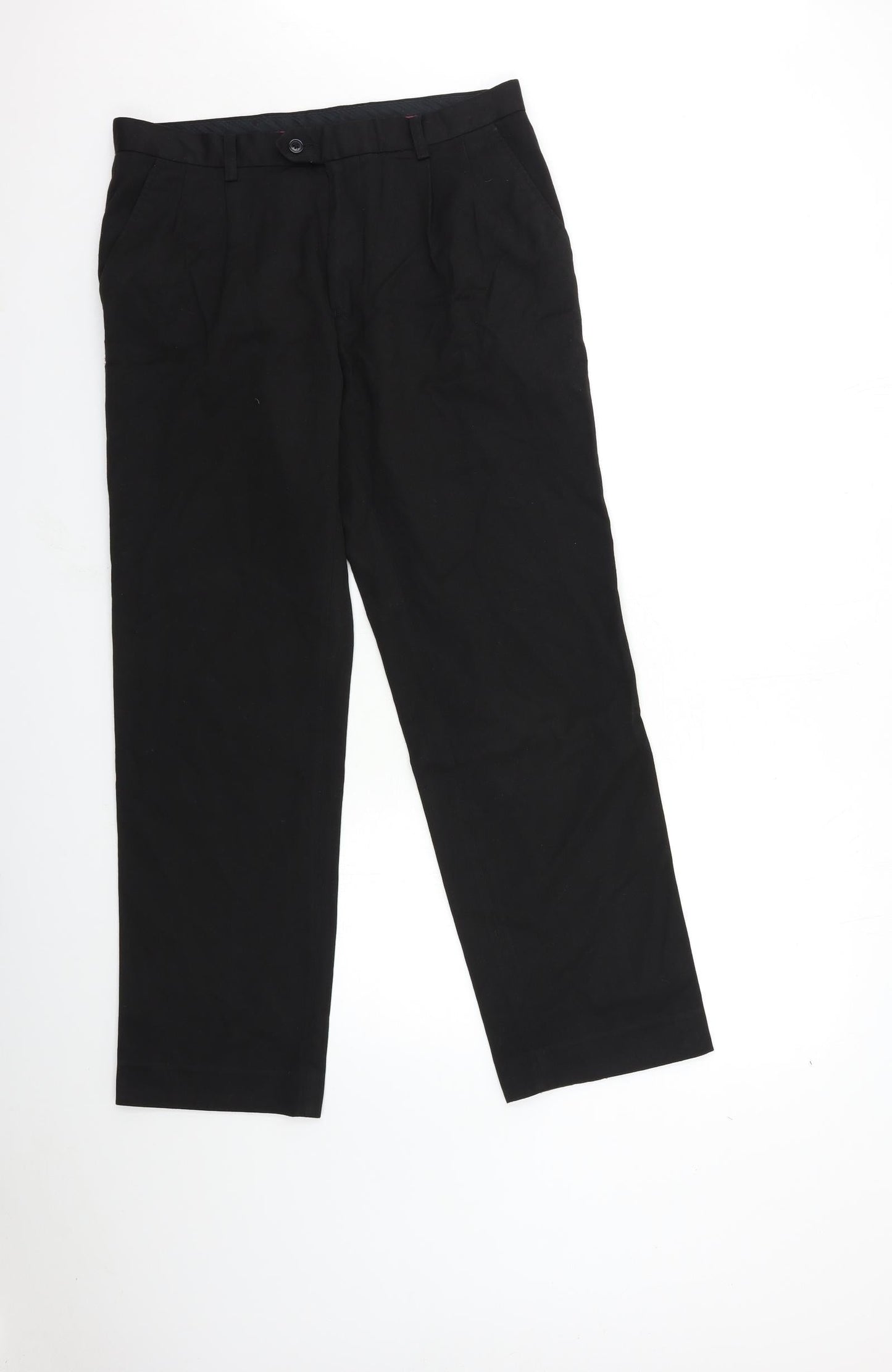 NEXT Womens Black   Trousers  Size 34 in L30 in