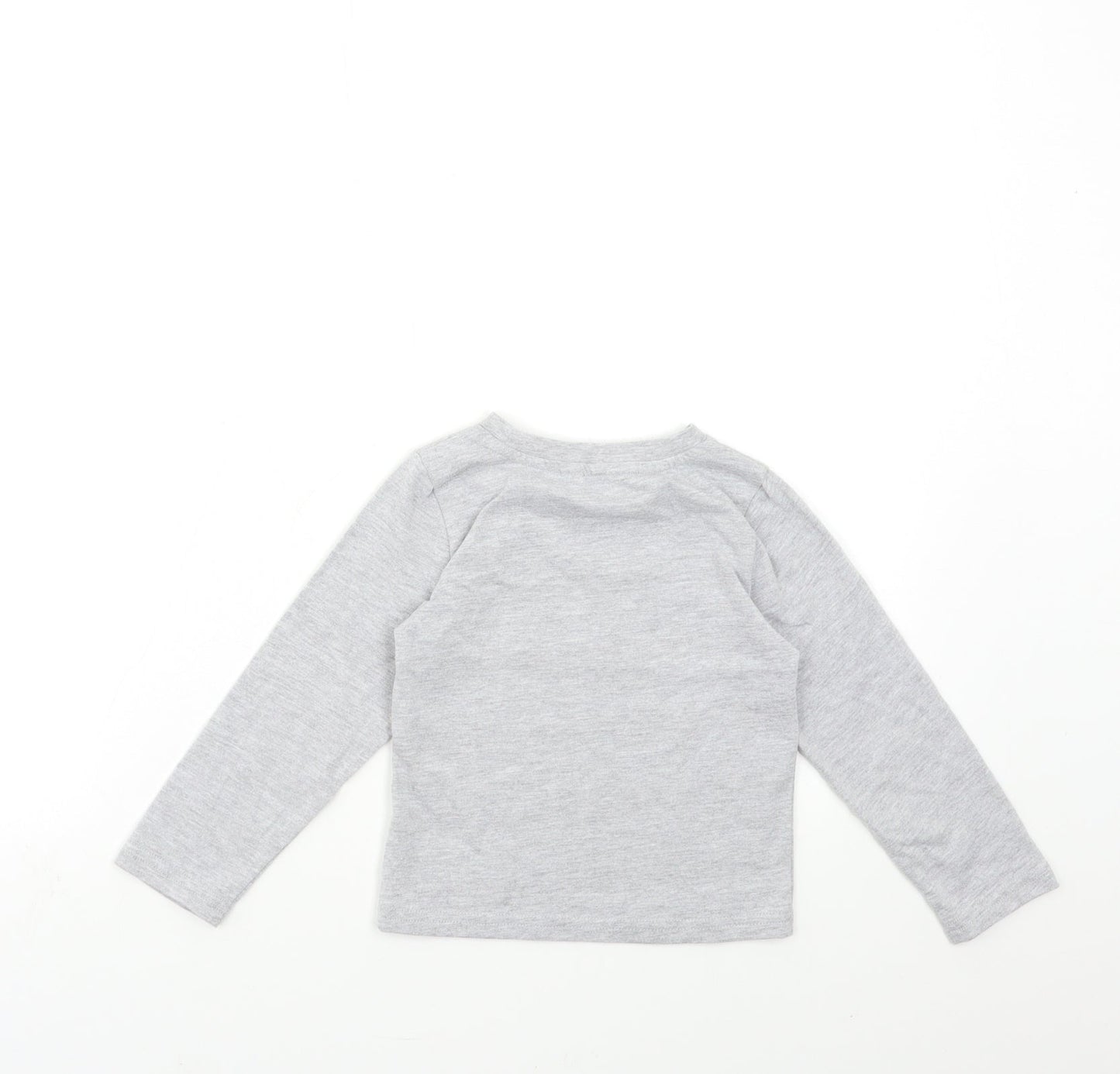 Primark Boys Grey   Basic T-Shirt Size 4-5 Years