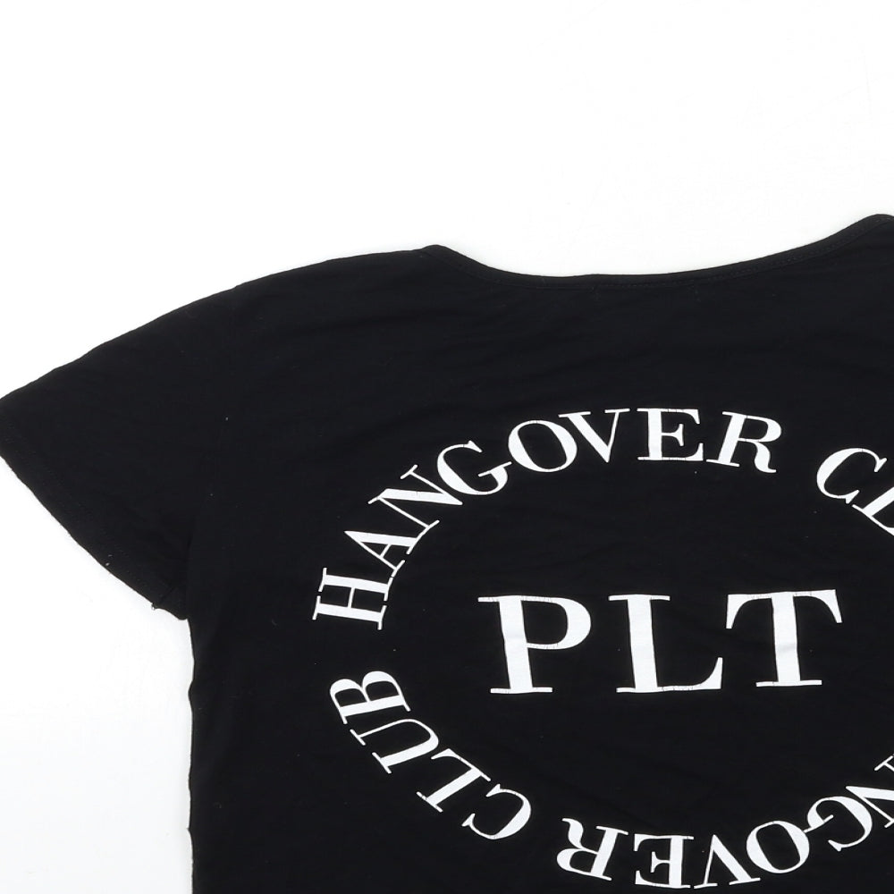 PRETTYLITTLETHING Womens Black   Basic T-Shirt Size 8