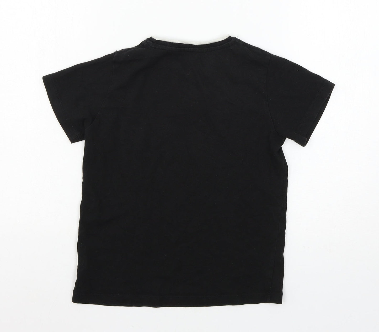NEXT Boys Black  Jersey Basic T-Shirt Size 8 Years  - Uploading